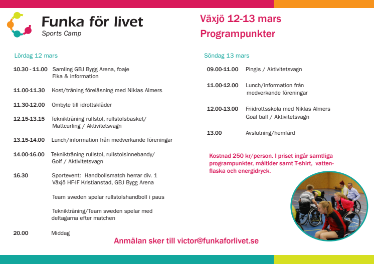 Program Växjö 12-13 mars