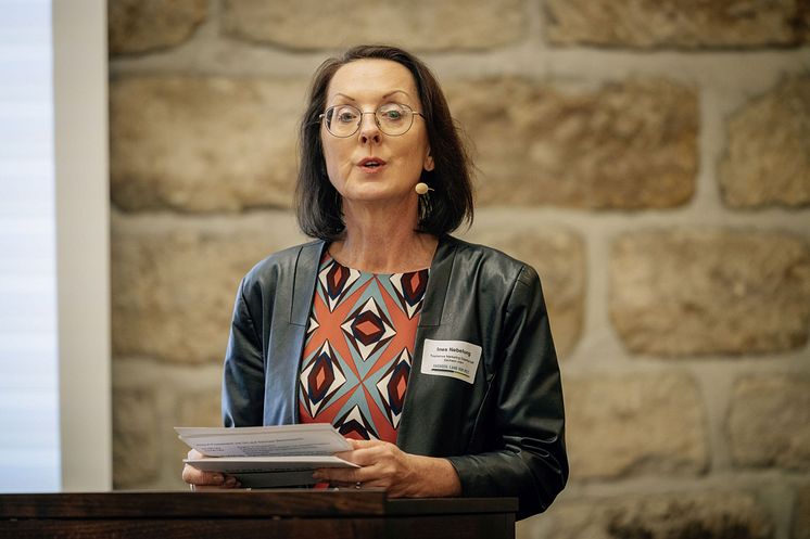 Organisierte das Presse-Treffen: Ines Nebelung (Leiterin Unternehmenskommunikation der TMGS)