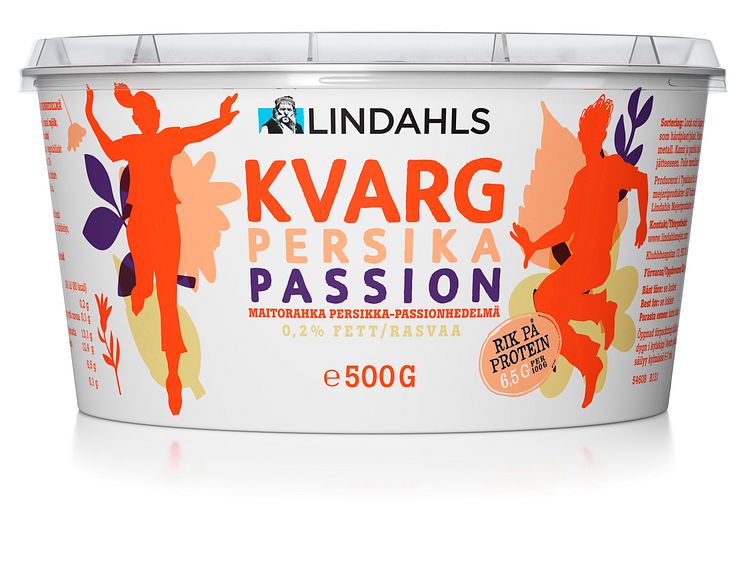 Kvarg Persika-passion 500 gram