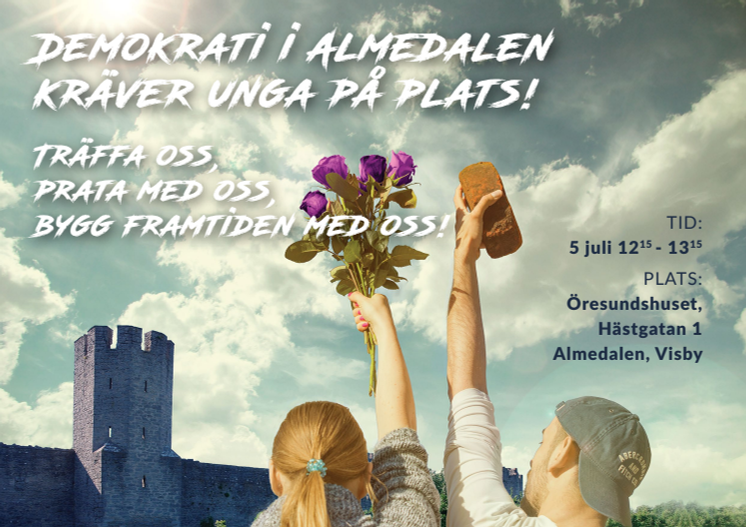 Seminarium i Almedalen 5 juli 2018: Kan ungas deltagande i nutiden lösa utmaningarna i framtiden?