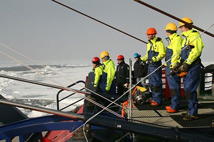 En av Örjan Gustafssons tidigare forskningsexpeditioner till Arktis. 