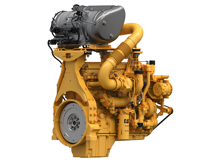 Motor Steg V från Caterpillar för remotorisering av diesellok