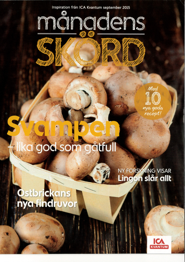 Saxtorps Svamp berättar om sin spännande svampodling i tidningen Månadens Skörd!
