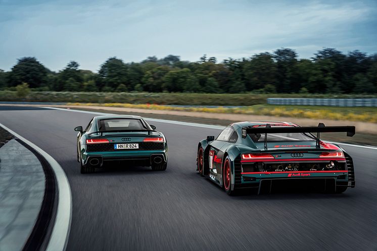 Audi R8 LMS og Audi R8 green hell