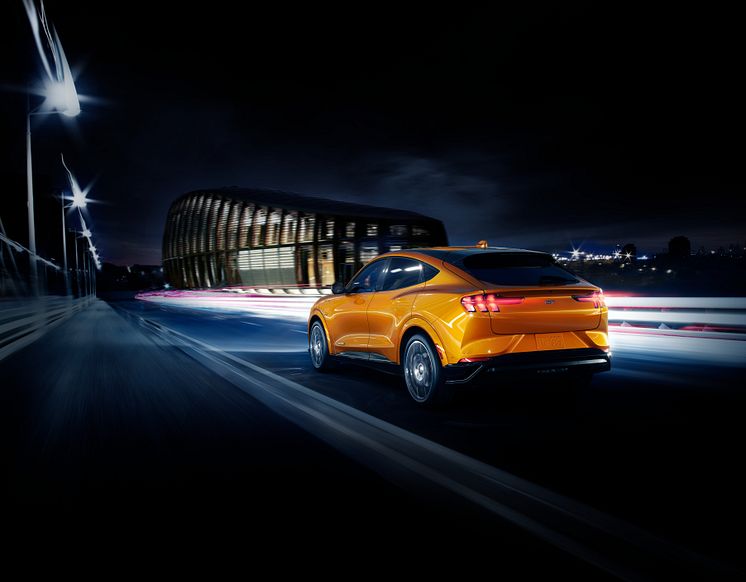 2021 Ford Mustang Mach-E Cyber Orange 2