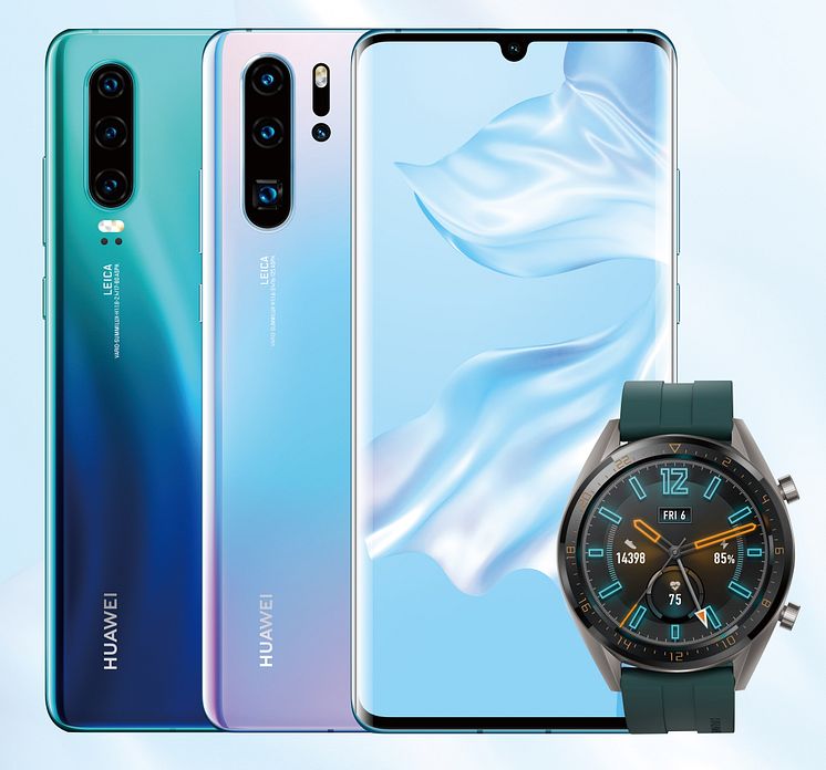 Huawei P30 and Watch GT