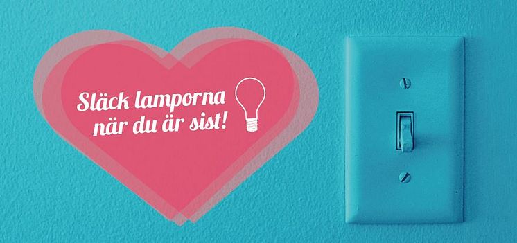 släck lamporna