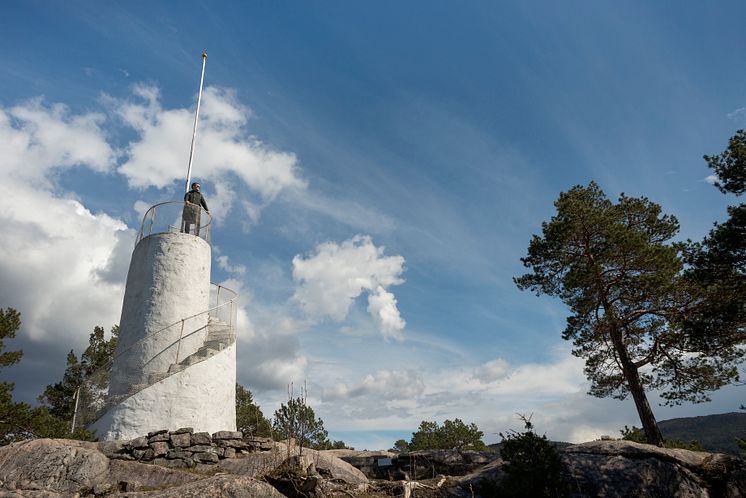 Uteområdet på Lysøen