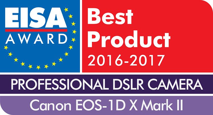 EUROPEAN PROFESSIONAL DSLR CAMERA 2016-2017 - Canon EOS-1D X Mark II