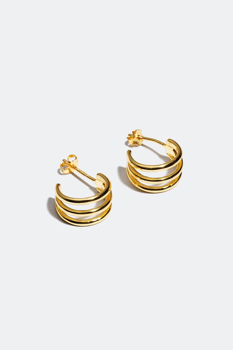 Earrings Sterling silver with 18k gold plating