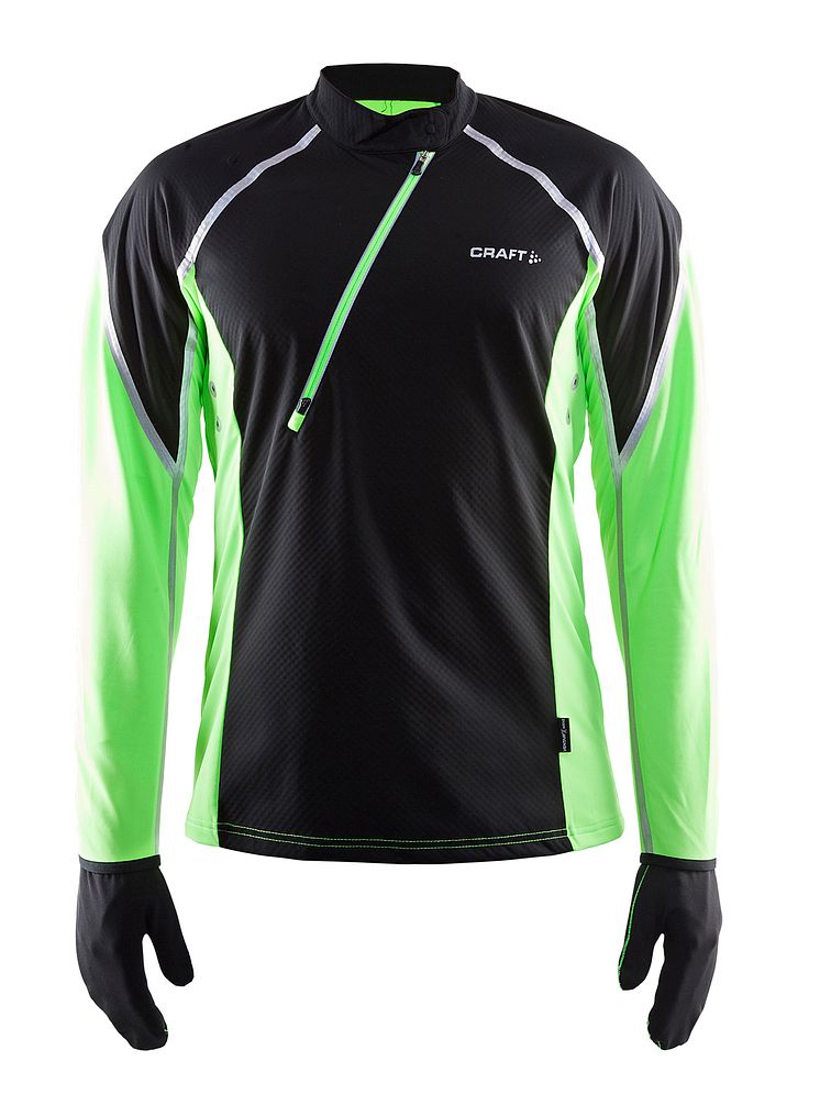 Weather jersey (men) i färgen black/gecko