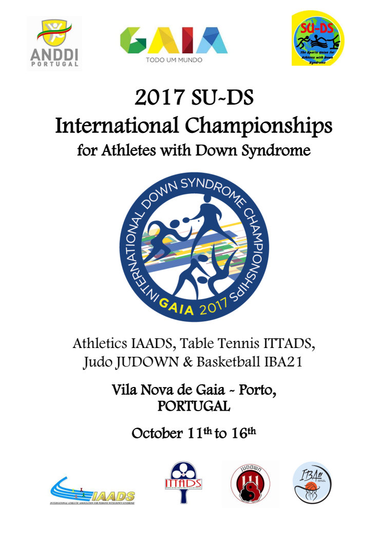 2017 SU-DS International Championships for Athletes with Down Syndrome