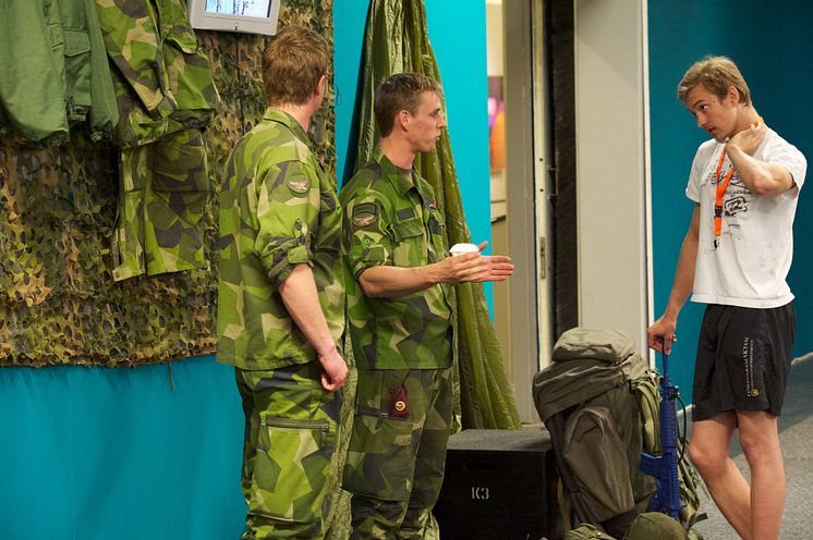 Försvarsmakten på Nordic Outdoor 2013