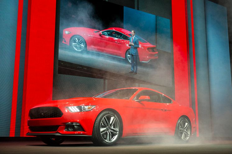 Nye Ford Mustang lanseres i Europa i 2015.