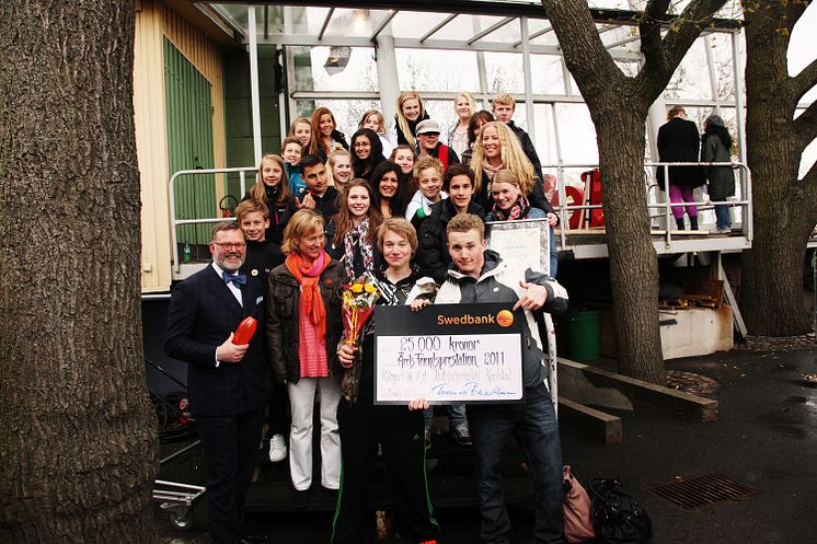 Vinnare av Årets Friendsprestation 2011 kategori åk 7-9: Hultsbergsskolan, Karlstad