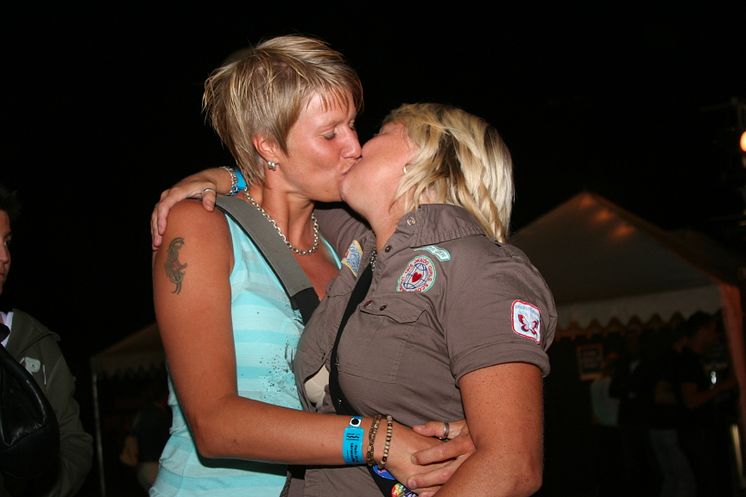 Stockholm EuroPride - kyss