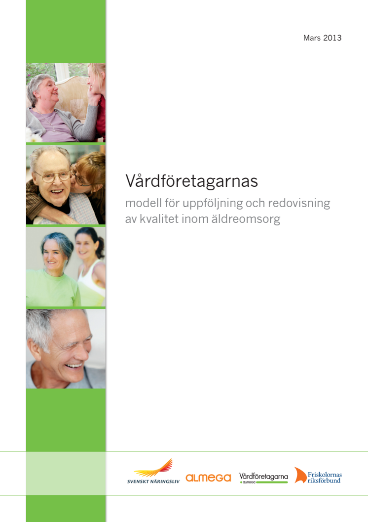 Vårdföretagarnas modell för uppföljning och redovisning av kvalitet inom äldreomsorg