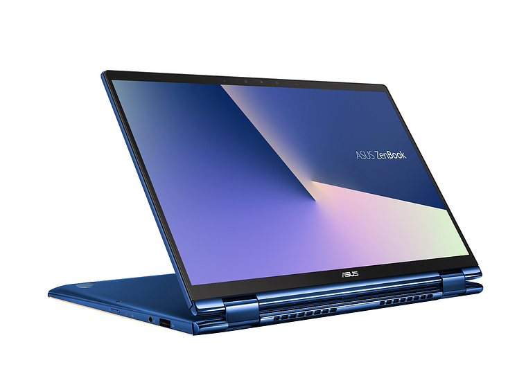 ASUS ZenBook Flip 13_UX362_Royal Blue_facial logo in