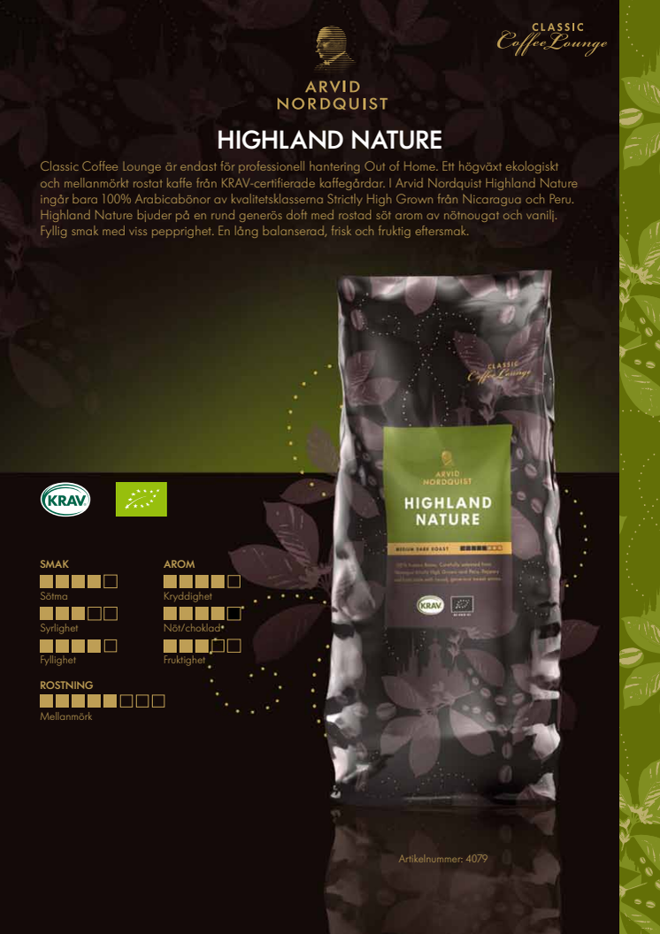 Produktblad Highland Nature