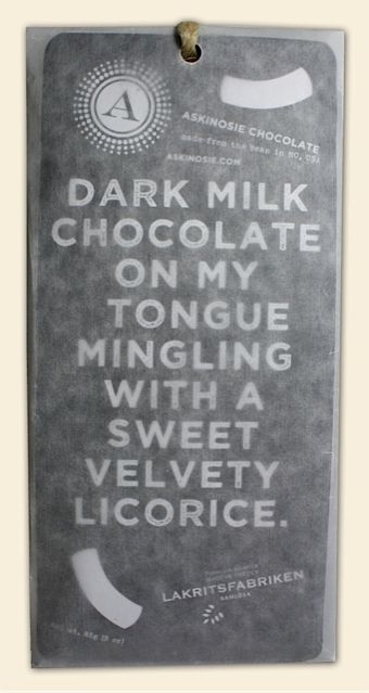 Dark Milk Liquorice Bar 