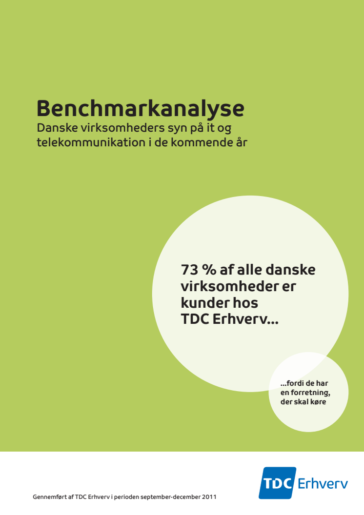 Danske virksomheders syn på it og tele i 2012