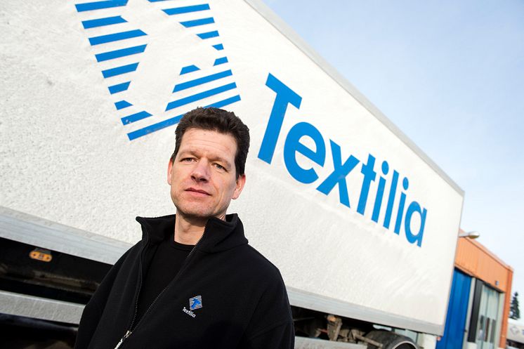 Abraham Janssen, transport- och underhållsansvarig Textilia Örebro