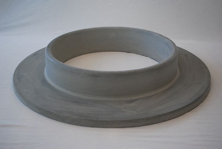 Planting ring made of concrete