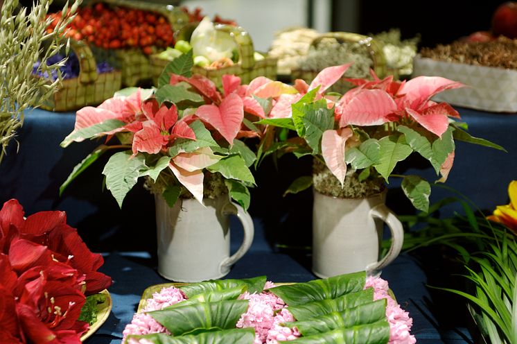 Blomstrande julbord