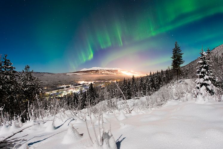 Nordlys i Trysil