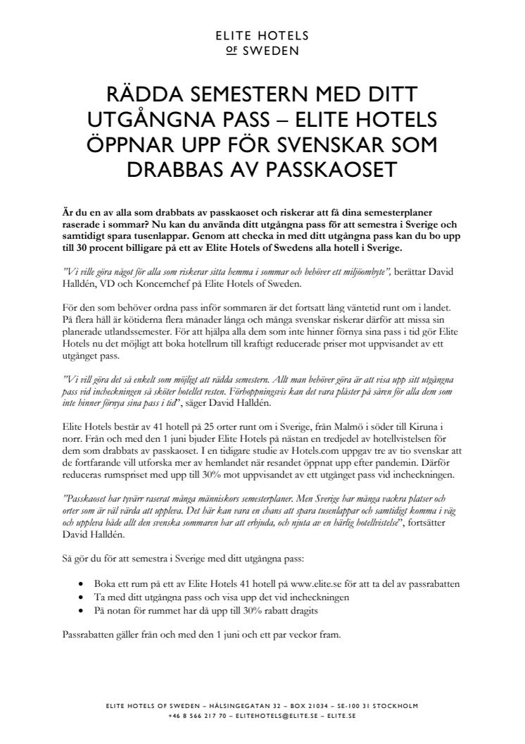 Rädda semestern med ditt utgångna pass_Pressrelease_Elite Hotels.pdf