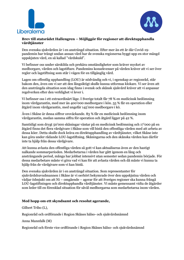 Öppet brev - frångå lagen om offentlig upphandling 210609.pdf