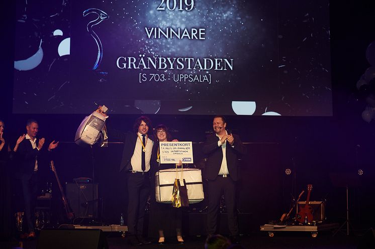 JYSK i Gränbystaden, Uppsala, vann pris för ÅRETS OMSÄTTNINGSÖKNING 2019