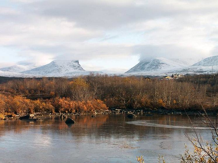 Lapporten sedd från Abisko naturvetenskapliga station