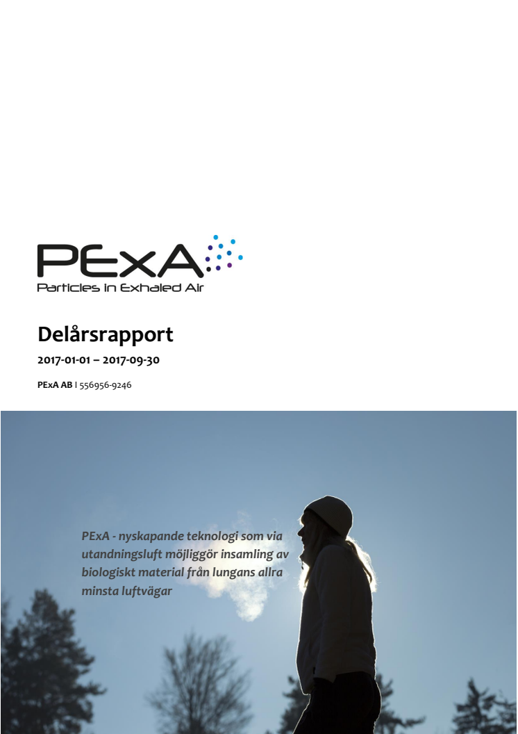 PExA släpper delårsrapport