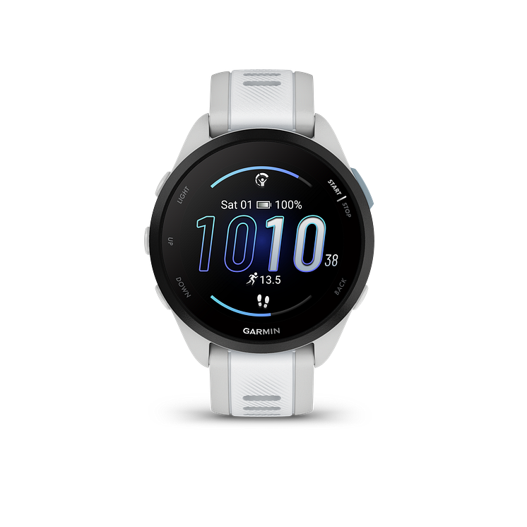 Forerunner165_HR_whitestone_front_0000_tidal_blue_watchface