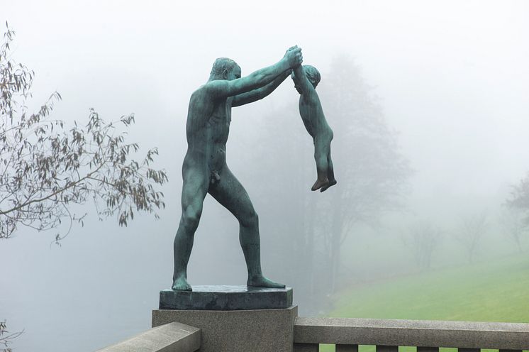 The Vigeland Park Sculpture on the Bridge