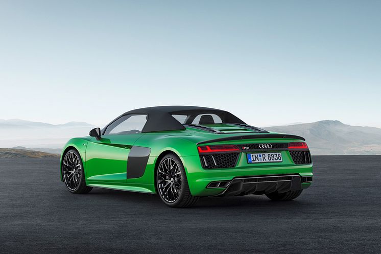 Audi R8 Spyder V10 plus (Micrommatagrøn)