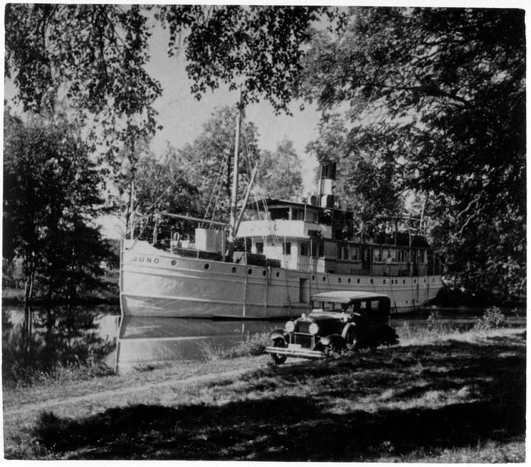 Pressbild - Göta Kanal - m/s Juno historisk bild