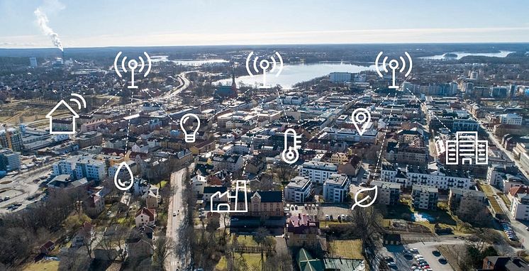 IoT sensorer smarta städer uppkopplad