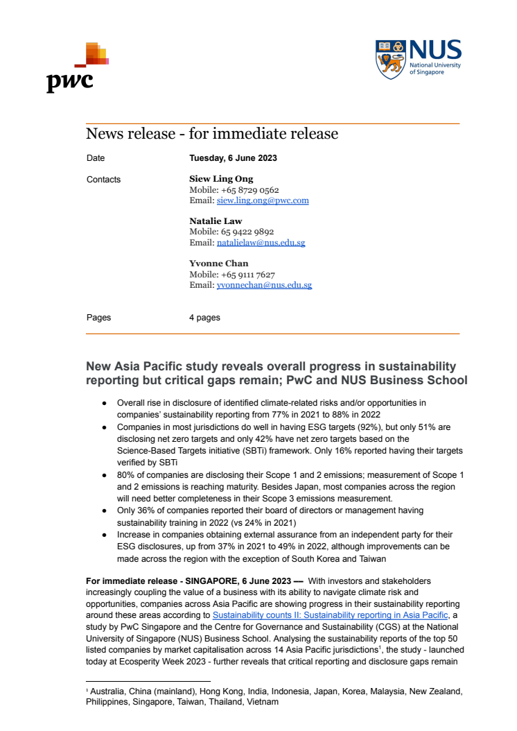 Sustainability Counts II - press release (PDF)