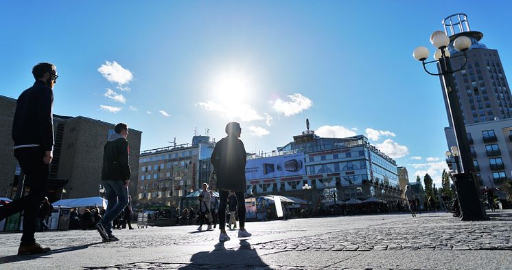 Virtual reality används som terapi mot torgskräck på Gustavsbergs vårdcentral.