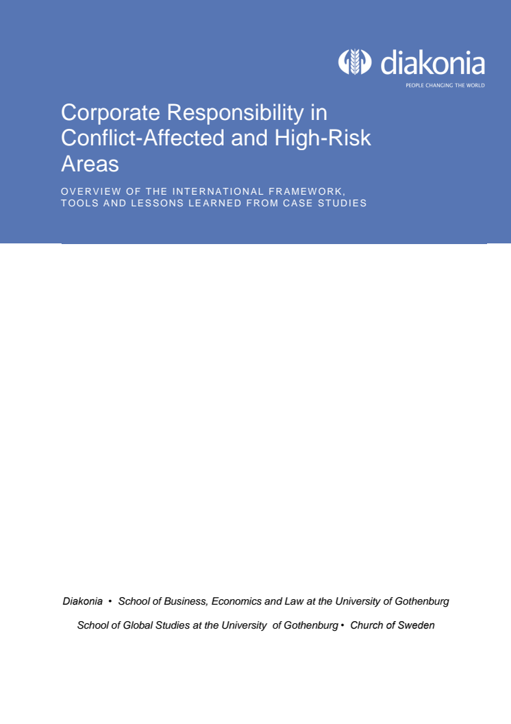Corporate Responsibility in Conflict-Affected and High-Risk Areas