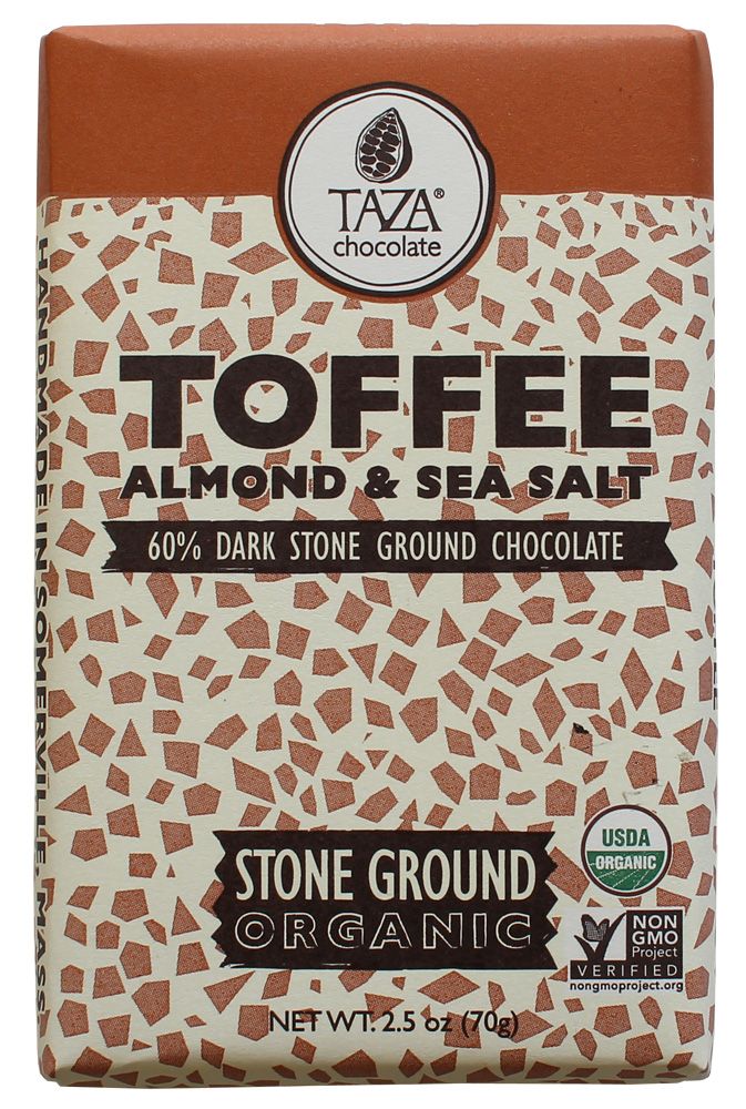 Taza Chocolate Toffee, Almond & Sea Salt