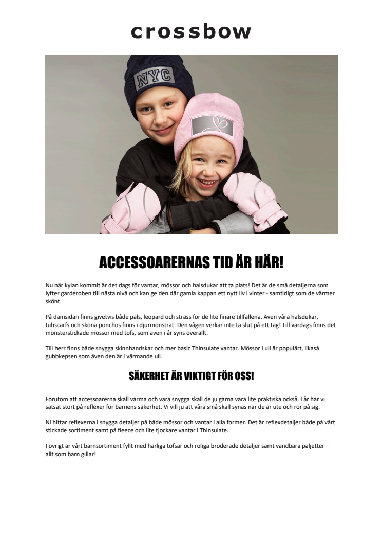 Accessoarer tid är här!