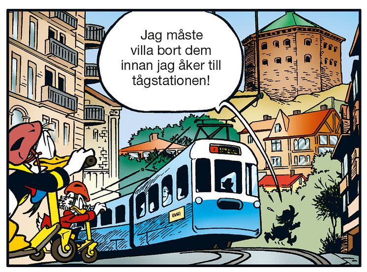 Kalle Anka i Göteborg – serieruta3