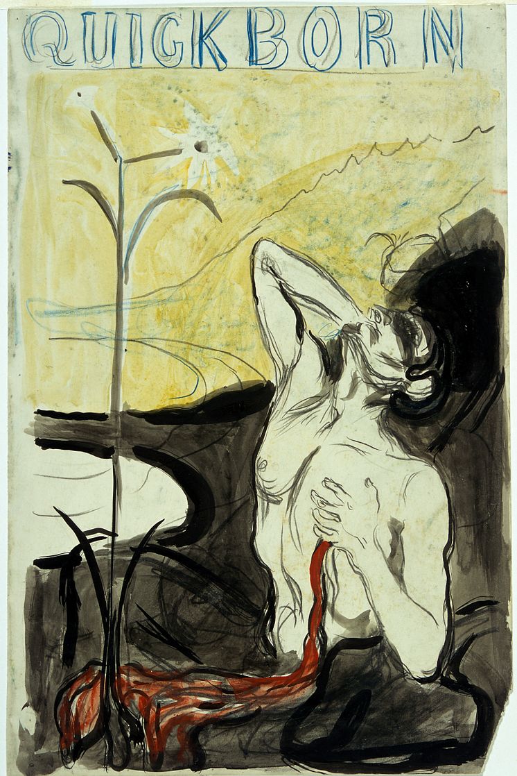 Edvard Munch:  Smertens blomst, 1897