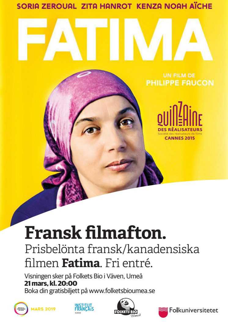 Affisch Frankofoni Fatima