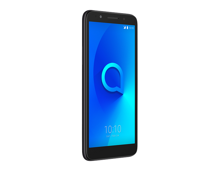 Alcatel 1X_Dark Gray (Suede)_Front Left