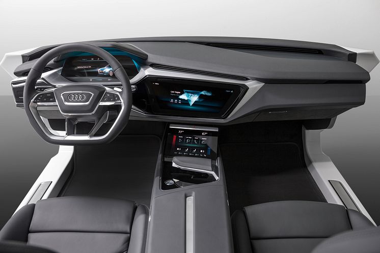 Audi e-tron quattro concept - cockpit