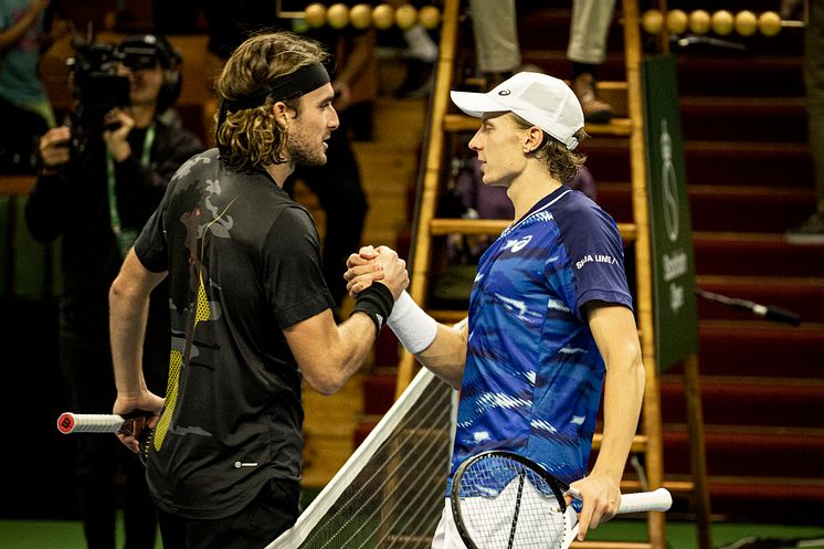 Stefanos Tsitsipas och Emil Ruusuvuori